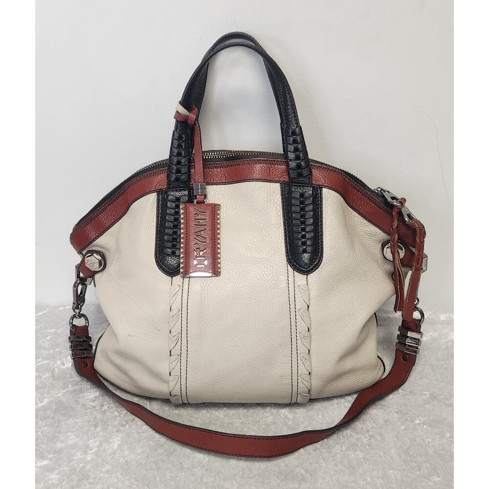 ORYANY Cassie Stone Womens Brown Black X-large Convertible Tote Shoulder Handbag